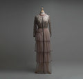 Beige tulle dress