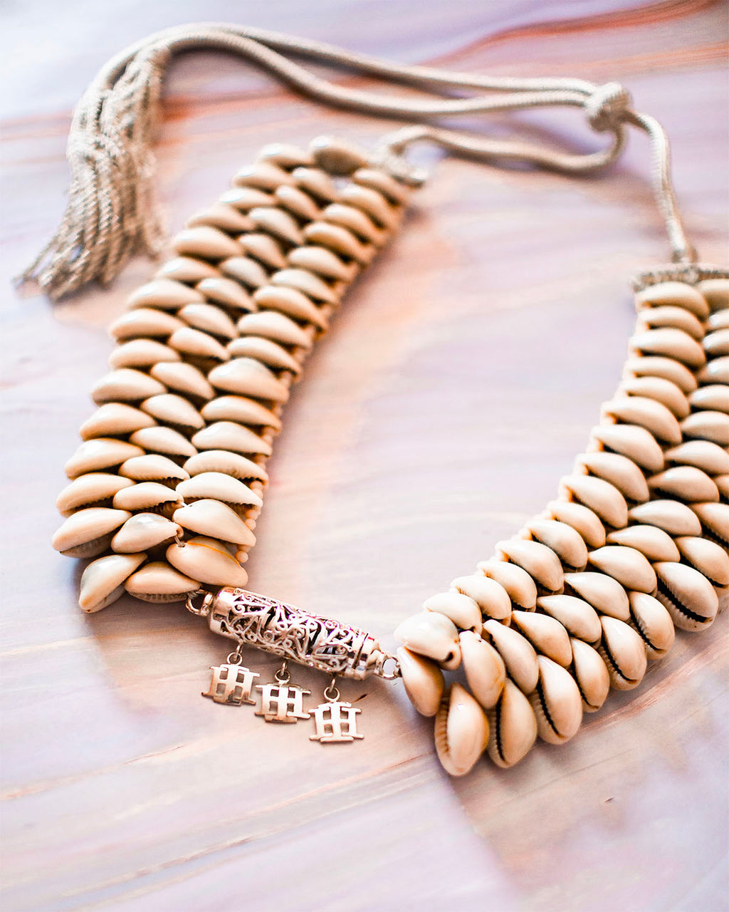 Seashells necklace
