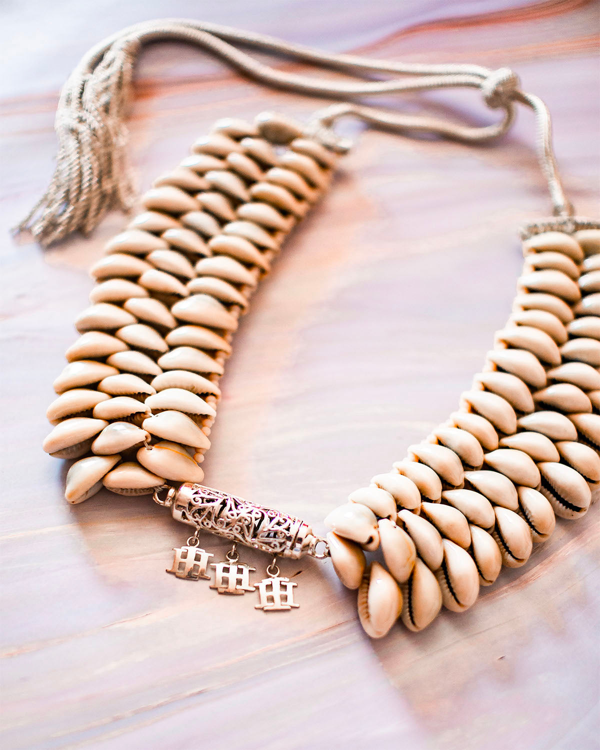Seashells necklace