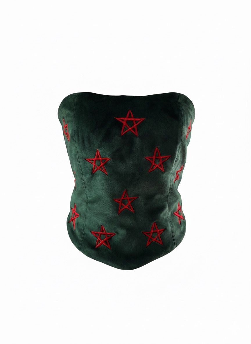 Morocco flag corset